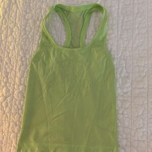 Women's Lime Green lululemon Tank Top